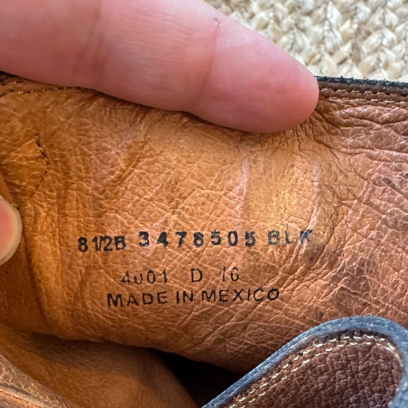 Frye 8.5B Black Combat Buckle Moto Boots Leather Womens - Picture 2 of 7